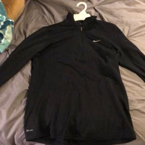 Black Nike quarter zip